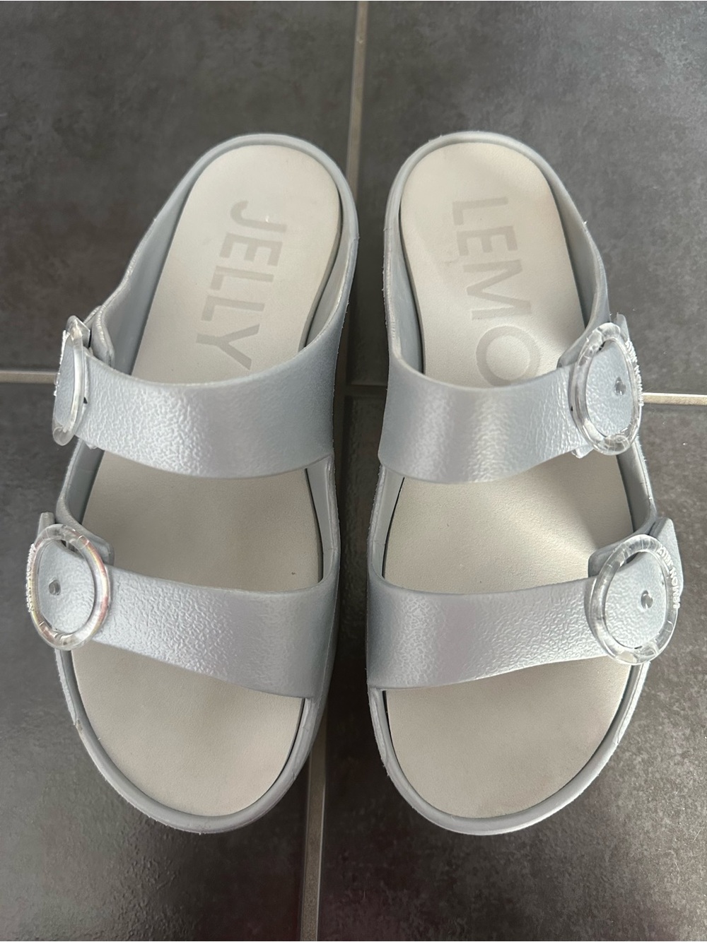 Lemon Jelly Gaia silver size EU 37
